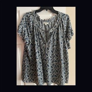 Max Studio Floral Blouse